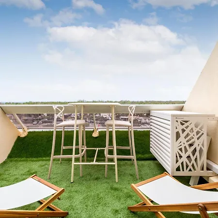 Cap Cosy Héliopolis Studio met Zeezicht en Glasvezel Internet Appartement Agde