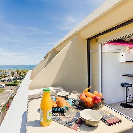 Cap Cosy Standing Naturiste Heliopolis Cap D'agde With Sea View Apartamento Agde